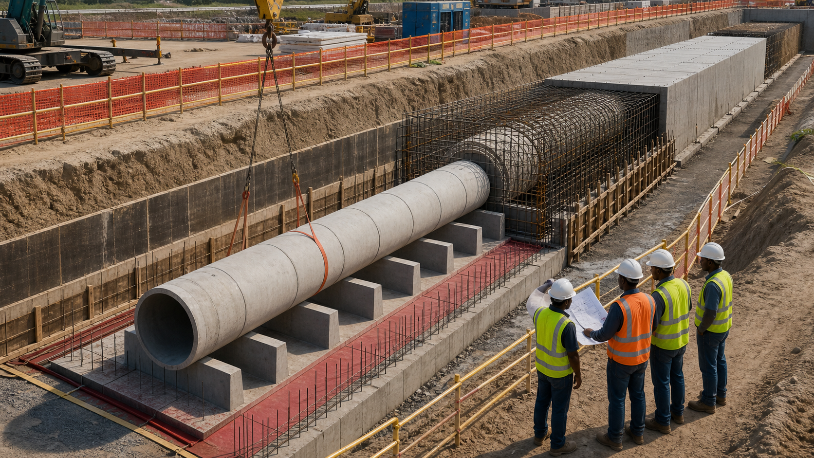 Culvert installation project used for the Pathfinder 500 planning exercise.